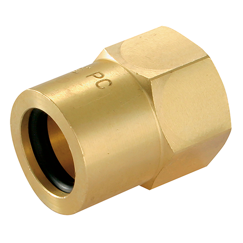 1/2 OD PVC COVERED COPPER TUBE NUT