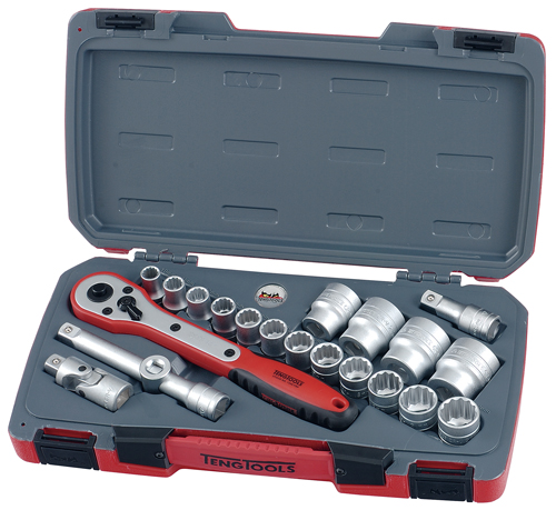 TENG 1/2 Dr Socket Set 21-pce