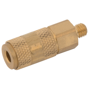 M3 METRIC MALE COUPLING BRASS UNPLATED