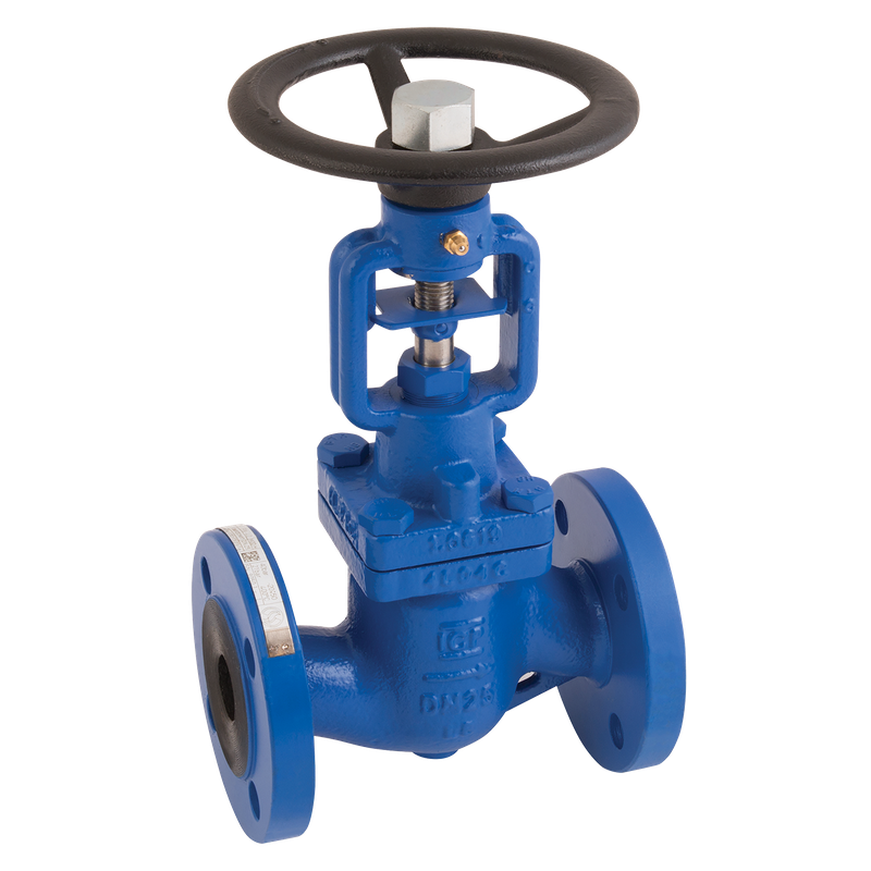 1 PN16/40 FLANGED CS GLOBE VALVE