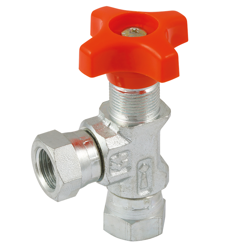 1/4 BSPP F/F 90DEG GAUGE ISOLATOR VALVE