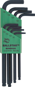 BONDHUS Torx Key Set Ball-star 8-pce