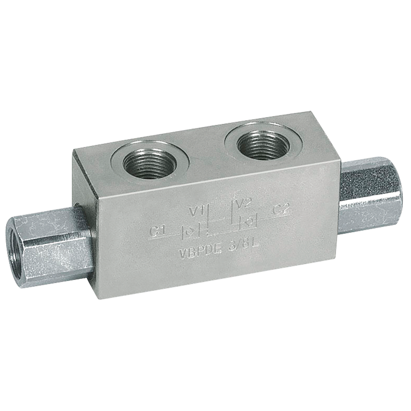 BSP DOUBLE PO CHECK VALVE