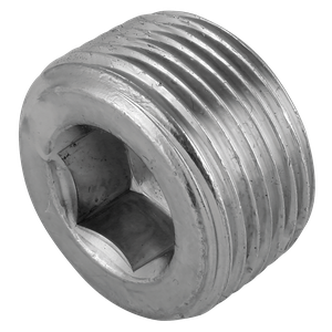 NPTF HEX SOCKET STEEL PLUG