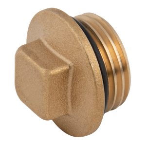 SQUARE HEAD BRASS PLUG