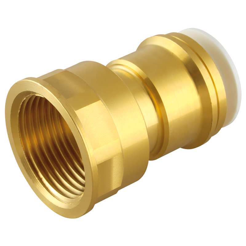 22MM X 1 BRASS FEMALE CYLINDER ADAPTOR