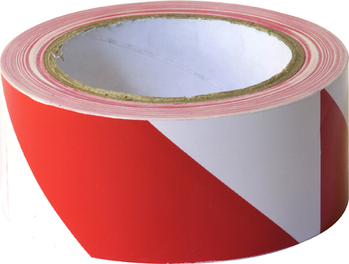 Hazard Warning Tape 50mm x 33m - Red/White