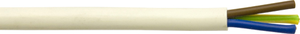 Mains Cable 3-core PVC White 15 amps