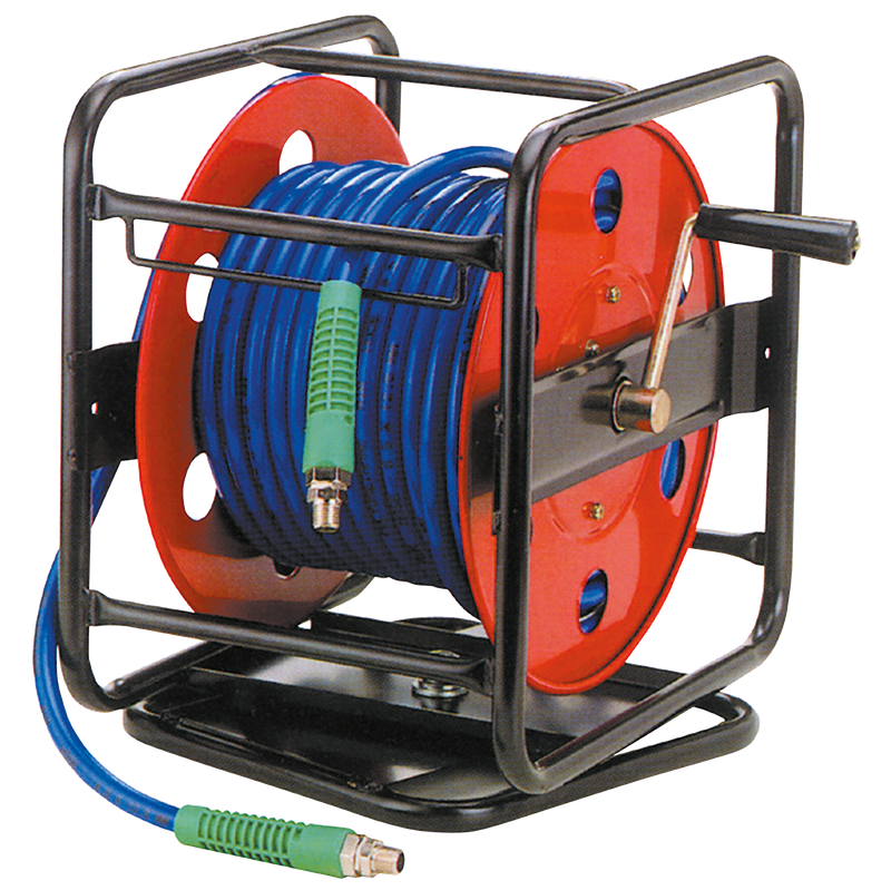 AIR HOSE REEL WITH 360o ROTARY BASE