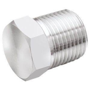 BSPT MALE PLUG 316S.S HEX HEAD