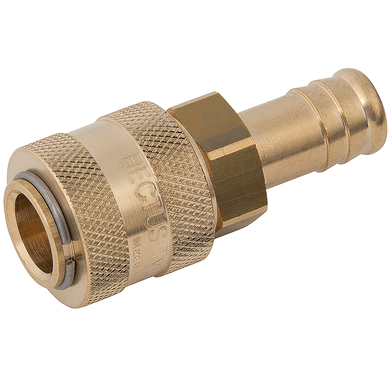 HOSETAIL   COUPLING BRASS UNPLATED