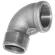 3/8      BSPT M/FEM ELBOW FIG152 GALV