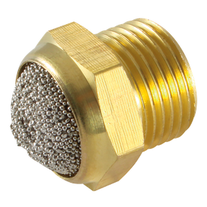 BSPP MALE DOMED SILENCER BRASS