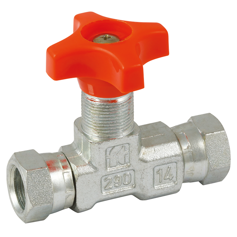 1/4 BSP FEM SWIVEL GAUGE ISOLATOR VALVE