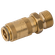 M5 METRIC MALE COUPLING DS BRASS