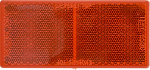 Reflectors Red 100 x 45mm Self-Adhesive