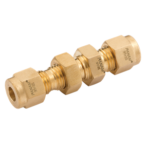 BULKHEAD UNION 1/4 OD BRASS