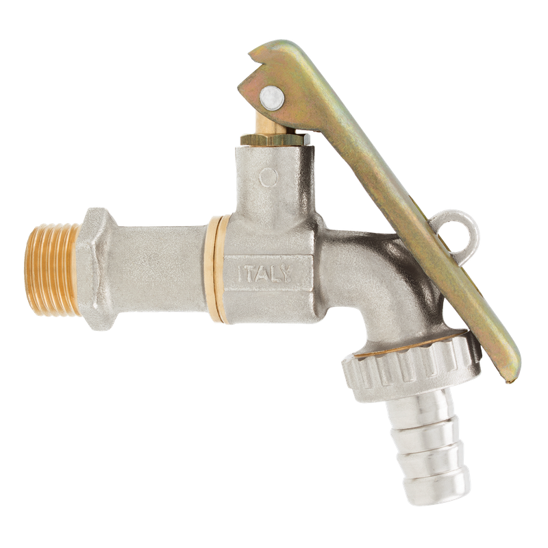 BSP LOCKABLE BIBCOCK BALL VALVE