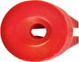 Lock Nuts Round Angled Dark Red