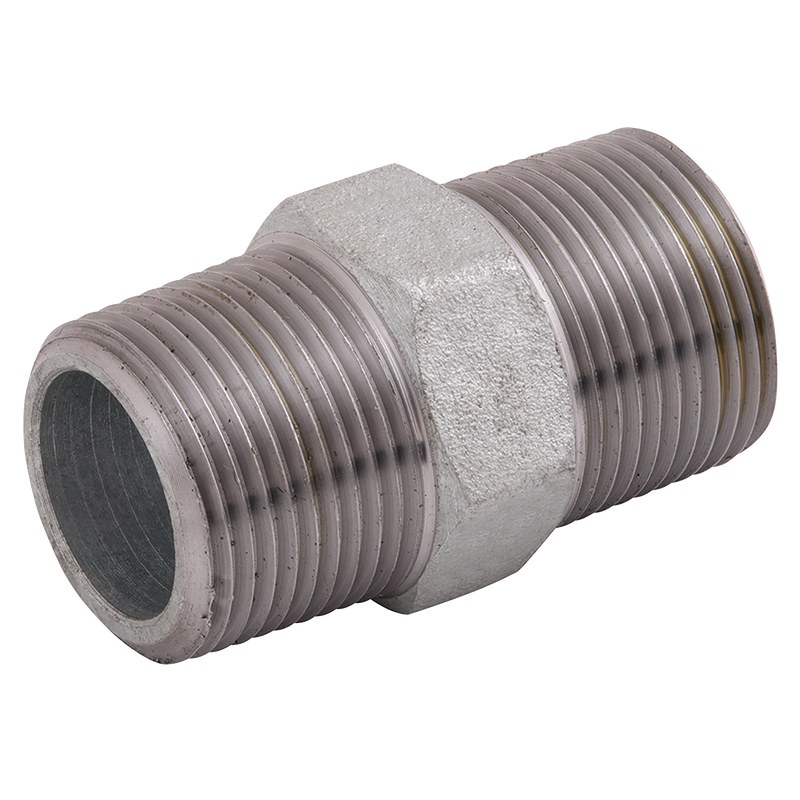 NPT MALE HEX NIPPLE 3K ANSI B16.11