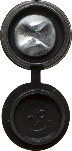 Security No. Plate Fasteners - Black