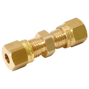 OD EQUAL BRASS COUPLING