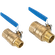 1/2 MALE/FEM BRASS AIRPIPE BALL VALVE