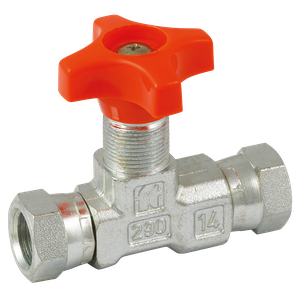 1/4 BSP FEM SWIVEL GAUGE ISOLATOR VALVE