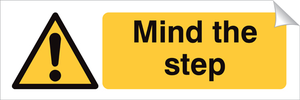 Mind The Step 120 x 360mm Sticker