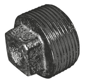 BSPT MALE HOLLOW PLUG FIG147 BLACK