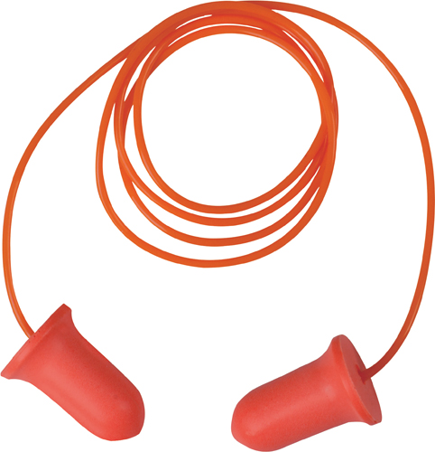 DELTAPLUS Hi-Vis Disposable Corded Ear Plugs