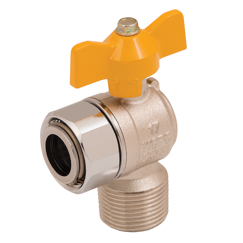 3/4 X 3/4 90¦ ANGLE GAS BALL VALVE MXF